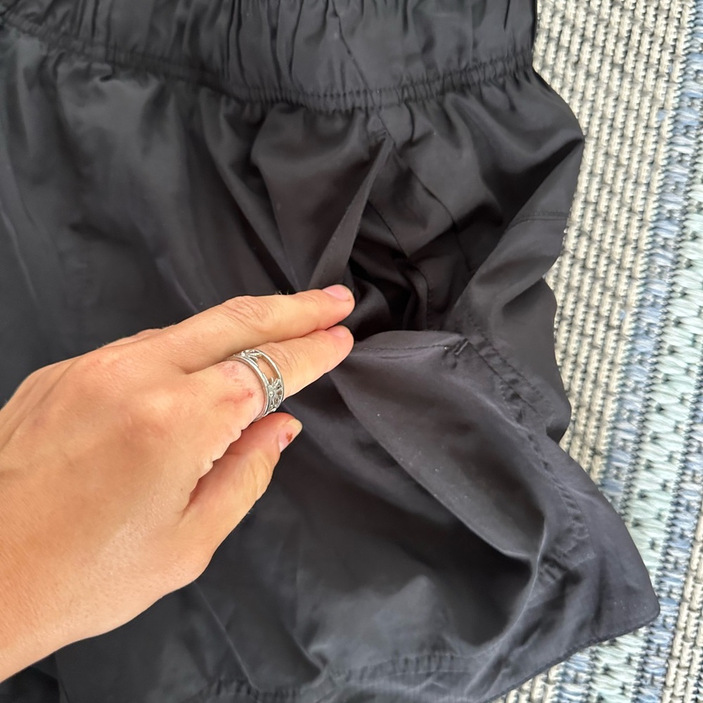 Two Pocket Running Shorts With Build In Underwear - image 1